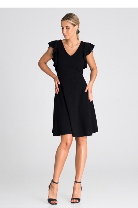 Sukienka Model M946 Black - Figl - XL Sukienka Model M946 Black - Figl - XL