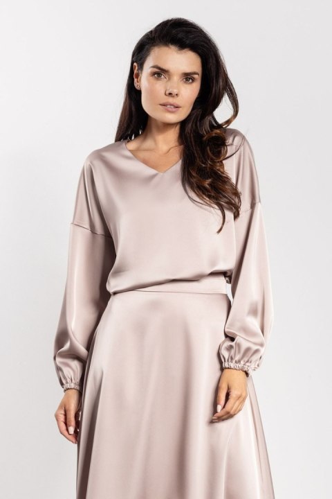 Bluzka Model A740 Beige - awama - s