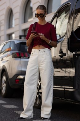 Bluzka Model Elvie B56 Bordo - IVON - M