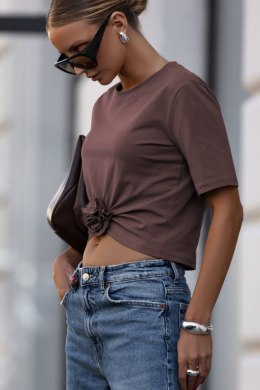 Bluzka Model Elvie B56 Mleczna Czekolada - IVON - L