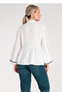 Bluzka Model M1192 White - Figl - S/M