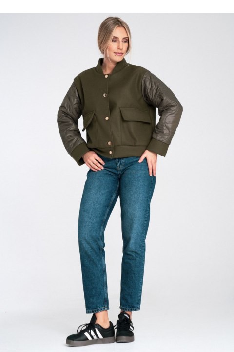 Kurtka Damska Model M1097 Oliwka - Figl - S/M