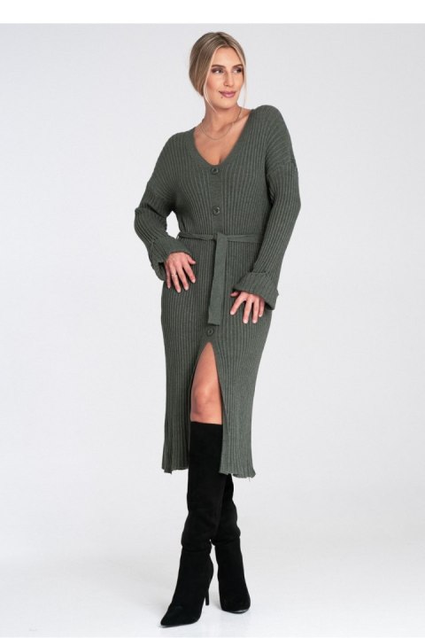 Sukienka Model M1095 Oliwka - Figl - uniwersalny