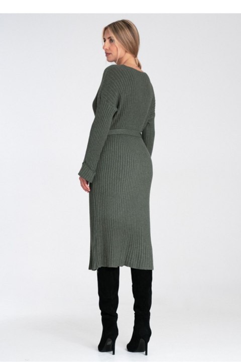 Sukienka Model M1095 Oliwka - Figl - uniwersalny