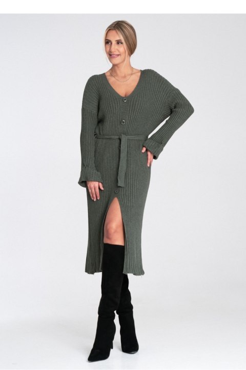 Sukienka Model M1095 Oliwka - Figl - uniwersalny