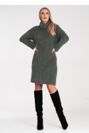 Sukienka Model M1096 Oliwka - Figl - uniwersalny