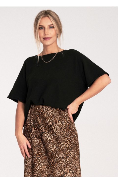 Sweter Damski Model M1102 Black - Figl - uniwersalny
