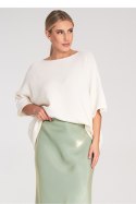 Sweter Damski Model M1102 Ecru - Figl - uniwersalny