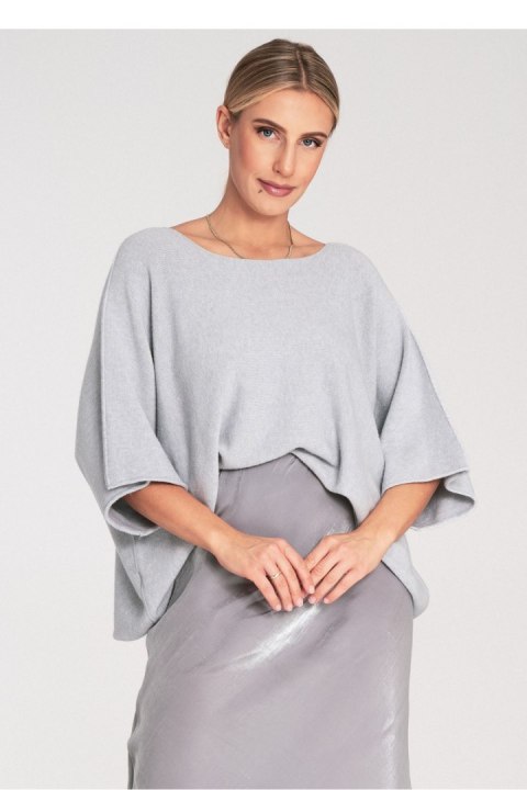Sweter Damski Model M1102 Grey - Figl - uniwersalny