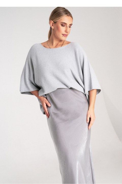 Sweter Damski Model M1102 Grey - Figl - uniwersalny