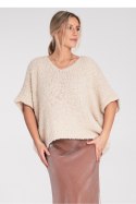 Sweter Damski Model M1109 Beige - Figl - uniwersalny