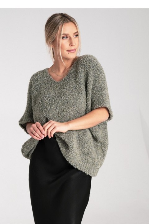 Sweter Damski Model M1109 Green - Figl - uniwersalny