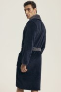 Szlafrok Męski Model Nocturn 43378-59X Navy - Henderson - L