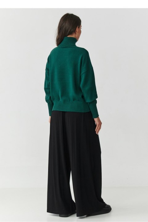 Golf Damski Model S165 Bottle Green - Makadamia - uniwersalny