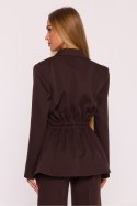 Marynarka Damska Model MOE873 Brown - Moe - M