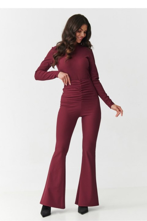 Spodnie Komplet Model M893 Bordo - Makadamia - 38