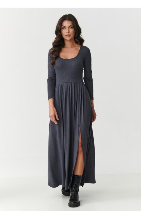 Sukienka Model M896 Antracyt - Makadamia - 40/42