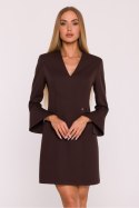 Sukienka Model MOE876 Brown - Moe - s