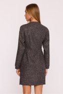 Sukienka Model MOE884 Grafit - Moe - L