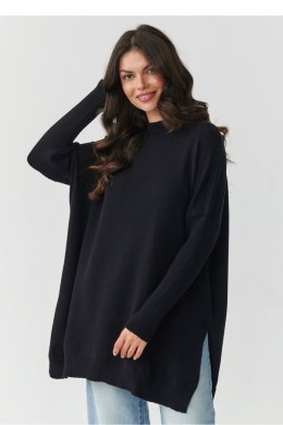 Sweter Damski Model S164 Black - Makadamia - uniwersalny