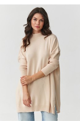 Sweter Damski Model S164 Nude - Makadamia - uniwersalny