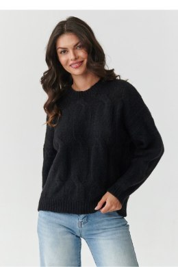 Sweter Damski Model S169 Black - Makadamia - uniwersalny
