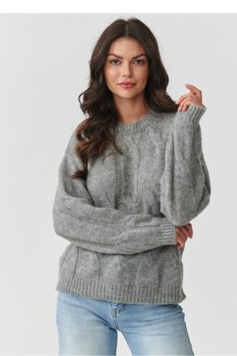Sweter Damski Model S169 Grey Melange - Makadamia - uniwersalny