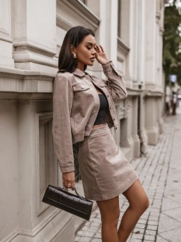 Beżowy sztruksowy komplet RUBI