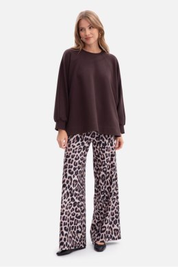 Bluza Damska Model B306 Gorzka Czekolada - BeWear - L/XL