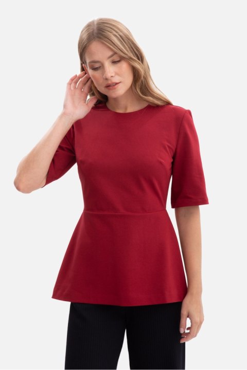 Bluzka Model B305 Bordo - BeWear - L