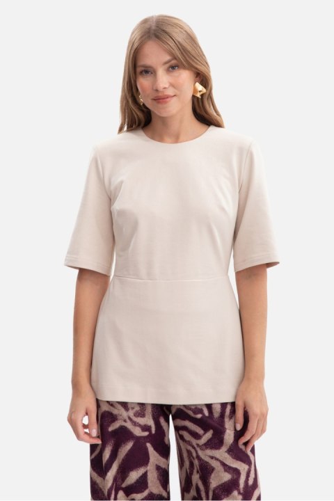 Bluzka Model B305 Piasek - BeWear - M