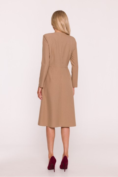 Sukienka Model S413 Beige - Stylove - L