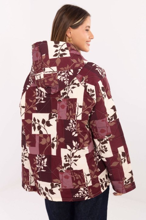 Kurtka Damska Model IT-KR-21685.23 Bordo - Italy Moda - uniwersalny