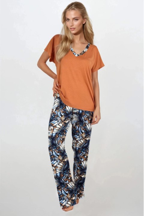 Piżama Damska Model Mosaic Muse Carmel - Momenti Per Me - XL