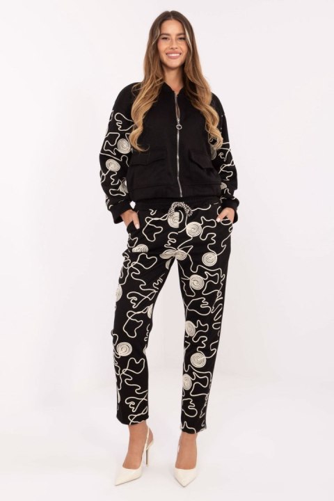 Spodnie Komplet Model IT-KMPL-21736.02P Black - Italy Moda - uniwersalny