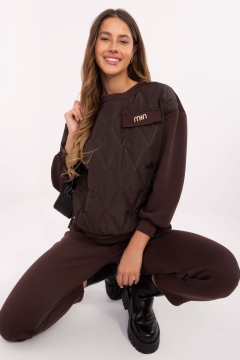 Spodnie Komplet Model IT-KMPL-9831.62 Dark Brown - Italy Moda - uniwersalny