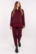 Spodnie Komplet Model IT-KMPL-9860.61 Bordo - Italy Moda - uniwersalny
