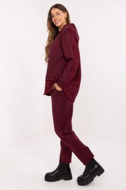 Spodnie Komplet Model IT-KMPL-9860.61 Bordo - Italy Moda - uniwersalny