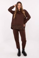 Spodnie Komplet Model IT-KMPL-9860.61 Dark Brown - Italy Moda - uniwersalny
