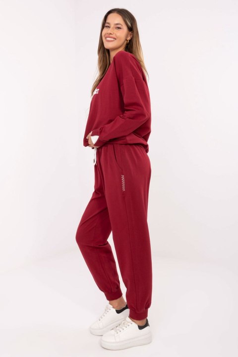 Spodnie Komplet Model RV-KMPL-A883.68 Bordo - Relevance - uniwersalny