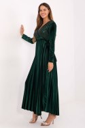 Sukienka Model IT-SK-16919.04P Dark Green - Italy Moda - uniwersalny