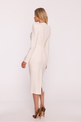 Sukienka Model S412 Kość Słoniowa - Stylove - XXL