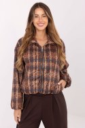 Kurtka Damska Model IT-KR-5773.23 Camel - Rue Paris - uniwersalny