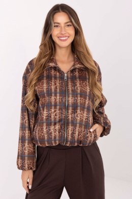 Kurtka Damska Model IT-KR-5773.23 Camel - Rue Paris - uniwersalny