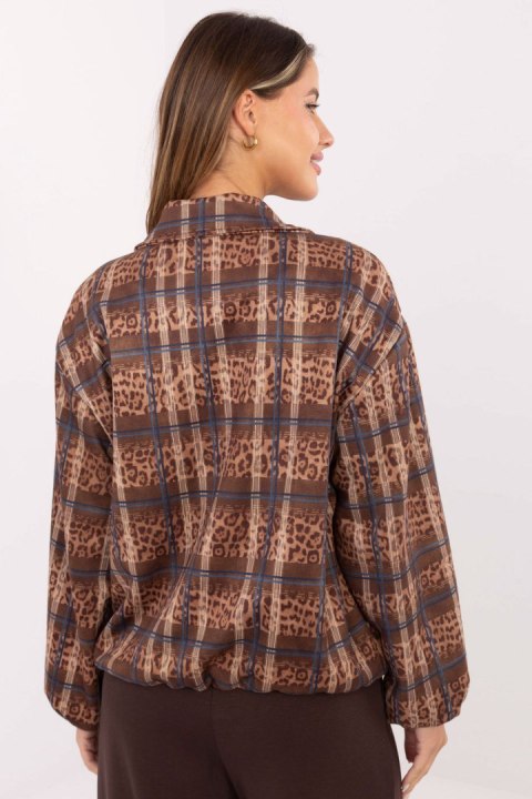 Kurtka Damska Model IT-KR-5773.23 Camel - Rue Paris - uniwersalny