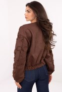 Kurtka Damska Model IT-KR-5776.66 Brown - Rue Paris - uniwersalny
