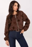 Kurtka Damska Model IT-KR-5776.66 Brown - Rue Paris - uniwersalny