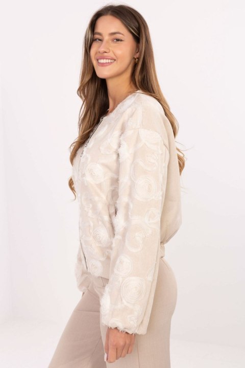 Kurtka Damska Model IT-KR-5776.66 Light Beige - Rue Paris - uniwersalny