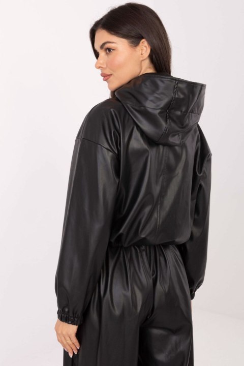 Kurtka Damska Model IT-KR-FL9729.15P Black - Rue Paris - uniwersalny