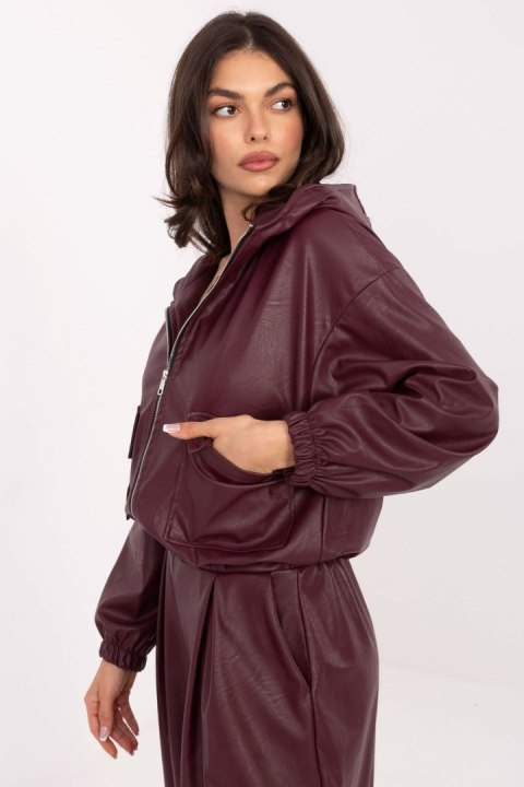 Kurtka Damska Model IT-KR-FL9729.15P Bordo - Rue Paris - uniwersalny